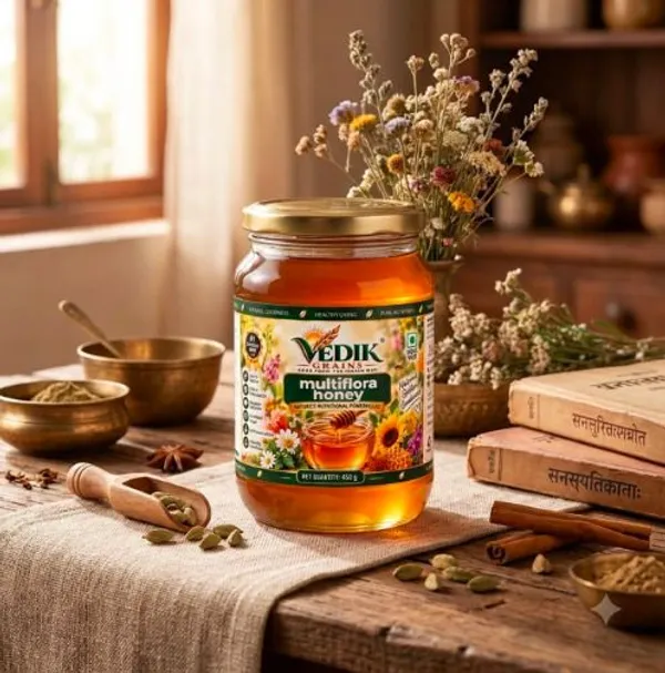 Vedik_Grains_Multiflora_Honey_|_Pure_&_Natural_Honey_|_Filtered_Honey_(900_g)