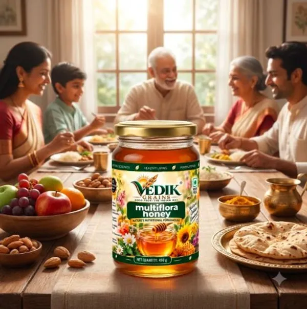 Vedik_Grains_Multiflora_Honey_|_Pure_&_Natural_Honey_|_Filtered_Honey_(900_g)
