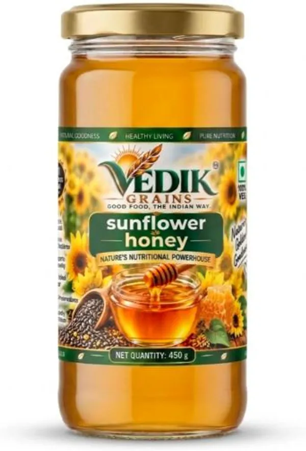 Vedik_Grains_Sunflower_Honey_|_Pure_&_Natural_Honey_|_Filtered_Honey_(900_g)
