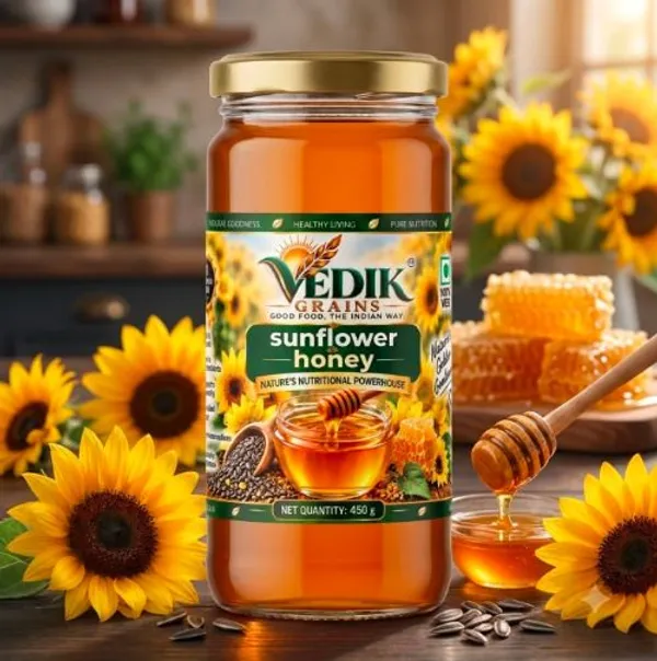 Vedik_Grains_Sunflower_Honey_|_Pure_&_Natural_Honey_|_Filtered_Honey_(900_g)