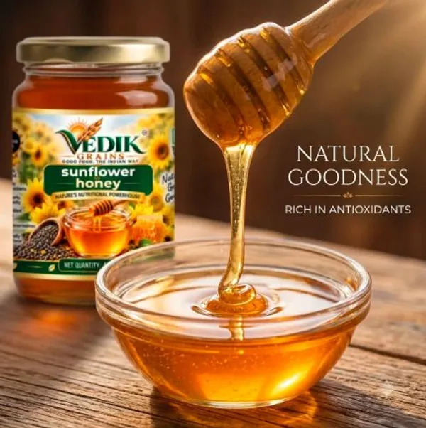 Vedik_Grains_Sunflower_Honey_|_Pure_&_Natural_Honey_|_Filtered_Honey_(900_g)