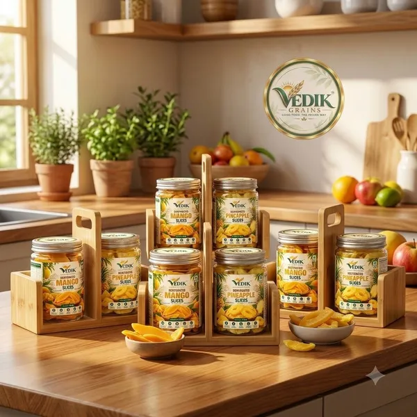 Vedik_Grains_Dried_Fruits_Combo_-_Mango_Pineapple,_Freeze_Dried_Tropical_Fruit_Snack_Pack_Assorted_Fruit_(2_x_250_g)