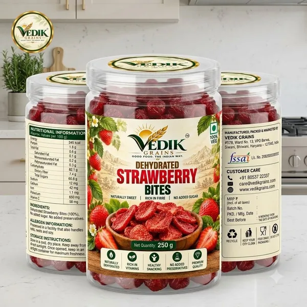 Vedik_Grains_Strawberry_Fruit_Chips_-_Freeze_Dried_Fruits,_Dried_Fruit_Snack,_Berry_Treat_Strawberries_(1_x_250_g)