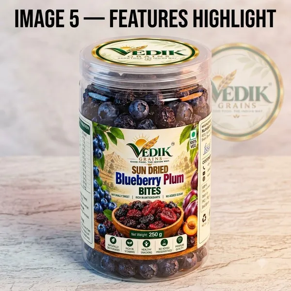 Vedik_Grains_Blueberry_Plum_-_Dried_Fruits,_Freeze_Dried_Fruit_Snack,_Natural_Plum_Treat_Plums_(1_x_250_g)