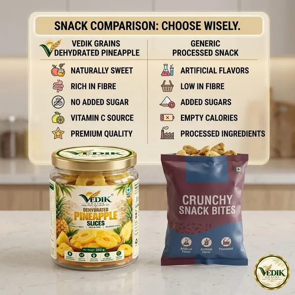 Vedik_Grains_Pineapple_Fruit_Chips_-_Freeze_Dried_Fruits,_Sweet_Tangy_Dried_Fruit_Snack_Pineapple_(1_x_250_g)