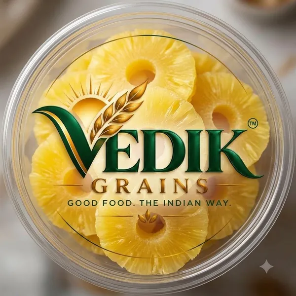 Vedik_Grains_Pineapple_Fruit_Chips_-_Freeze_Dried_Fruits,_Sweet_Tangy_Dried_Fruit_Snack_Pineapple_(1_x_250_g)