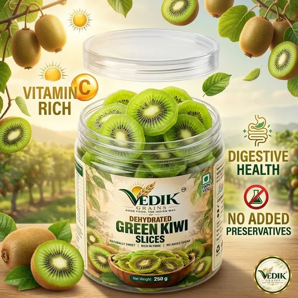 Vedik_Grains_Dried_Kiwi_Slices_-_Freeze_Dried_Fruits_Chips,_Tangy_Fruit_Snack,_Fruit_Mix_Kiwi_(1_x_250_g)