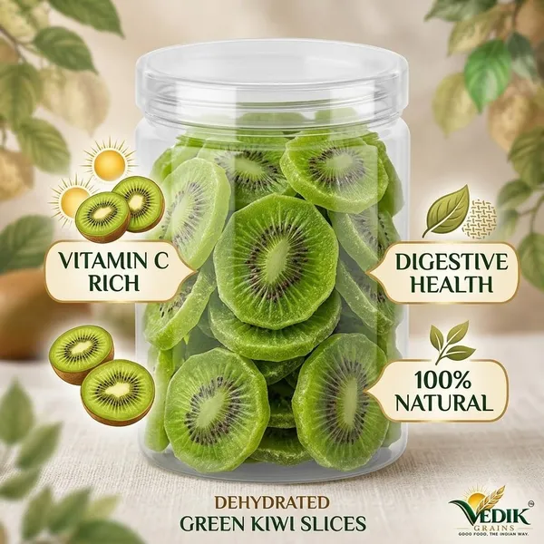 Vedik_Grains_Dried_Kiwi_Slices_-_Freeze_Dried_Fruits_Chips,_Tangy_Fruit_Snack,_Fruit_Mix_Kiwi_(1_x_250_g)