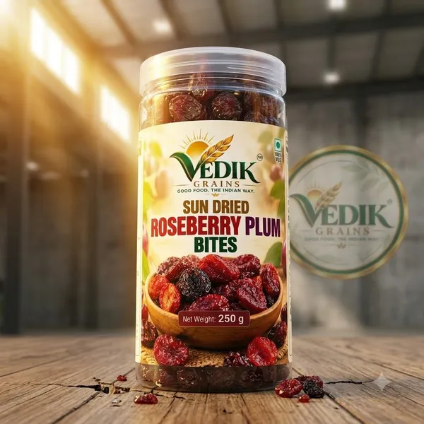 Vedik_Grains_Rosebery_Plum_-_Natural_Dried_Fruits,_Freeze_Dried_Snack,_Plum_Fruit_Bites_Plums_(1_x_250_g)