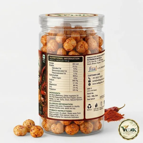 Vedik_Grains_Roasted_Peri_Peri_Makhana|Spicy_Fox_Nuts_Snack|60g_Roasted_Makhana_(60_g)
