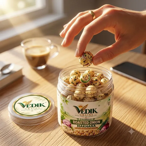 Vedik_Grains_Roasted_Onion_Makhana|Onion_Flavoured_Fox_Nuts|60g_Roasted_Makhana_(60_g)