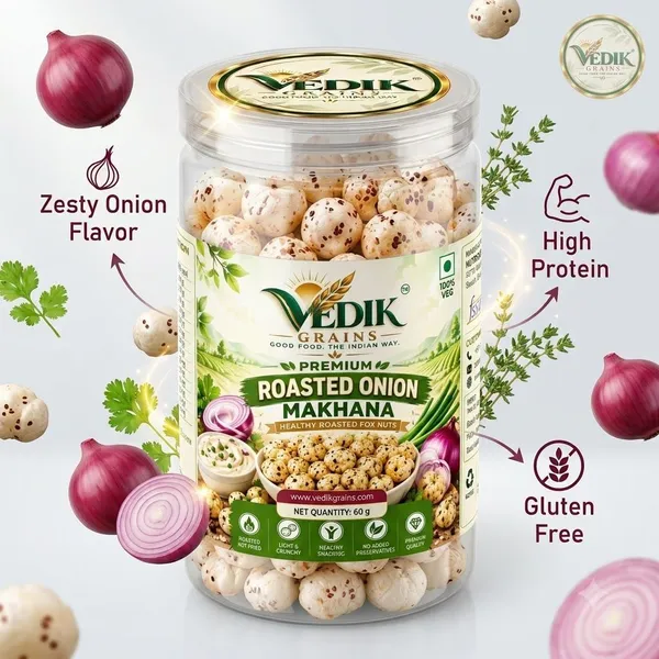 Vedik_Grains_Roasted_Onion_Makhana|Onion_Flavoured_Fox_Nuts|60g_Roasted_Makhana_(60_g)