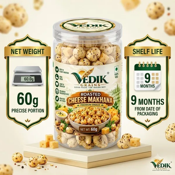 Vedik_Grains_Roasted_Cheese_Makhana|Cheese_Flavoured_Fox_Nuts|60g_Roasted_Makhana_(60_g)