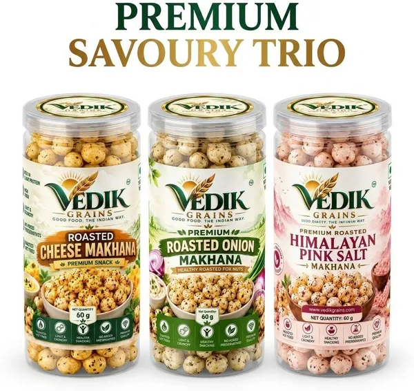 Vedik_Grains_Roasted_Makhana_Combo|Cheese|Onion_&_Pink_Salt|180g_Roasted_Makhana_(3_x_60_g)