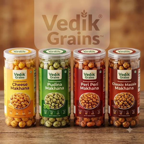 Vedik_Grains_Roasted_Makhana_Combo|Cheese|Pudina|Peri_Peri_&_Salted|240g_Roasted_Makhana_(4_x_60_g)