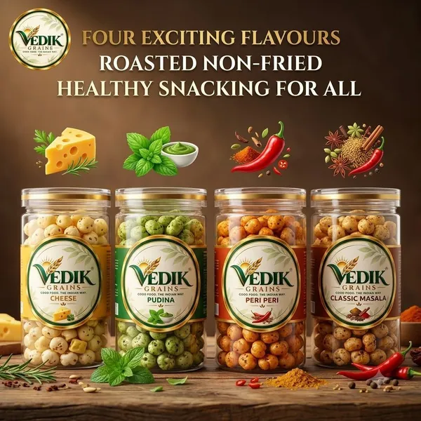 Vedik_Grains_Roasted_Makhana_Combo|Cheese|Pudina|Peri_Peri_&_Salted|240g_Roasted_Makhana_(4_x_60_g)