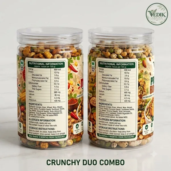 Vedik_Grains_100%_Baked_Crunchy_Snack_Duo_|_Mexican_Bites_Protein_Booster_Nuts_and_Beans_Mix_Namkeen_(2_x_275_g)