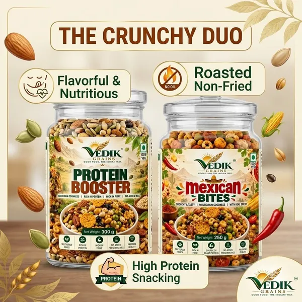Vedik_Grains_100%_Baked_Crunchy_Snack_Duo_|_Mexican_Bites_Protein_Booster_Nuts_and_Beans_Mix_Namkeen_(2_x_275_g)