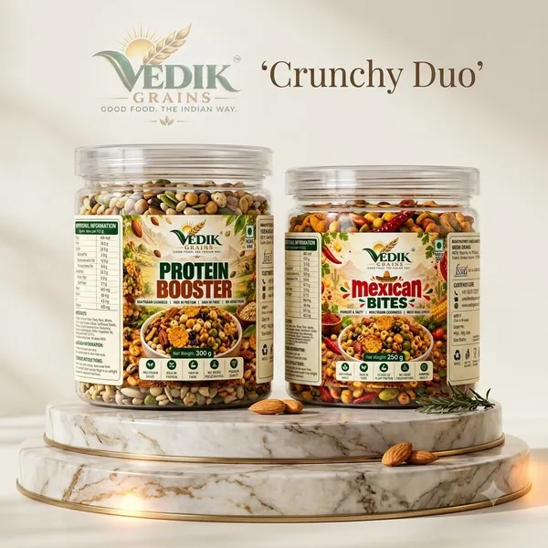 Vedik_Grains_100%_Baked_Crunchy_Snack_Duo_|_Mexican_Bites_Protein_Booster_Nuts_and_Beans_Mix_Namkeen_(2_x_275_g)