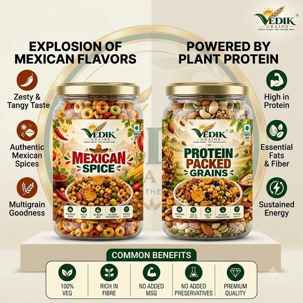 Vedik_Grains_100%_Baked_Crunchy_Snack_Duo_|_Mexican_Bites_Protein_Booster_Nuts_and_Beans_Mix_Namkeen_(2_x_275_g)