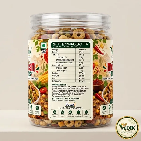 Vedik_Grains_100%_Baked_Mexican_Bites_|_Spicy_Roasted_Snack_|_Crunchy_Savoury_Vegan_Mixture_Namkeen_(250_g)