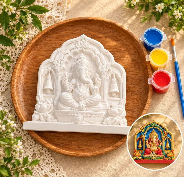 Plaster_Ganesha_Relief_Wall_Decor_Painting_Diy_Kit