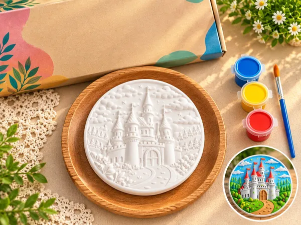 3D_Castle_Relief_Ceramic_Painting_Diy_Kit_For_Kids