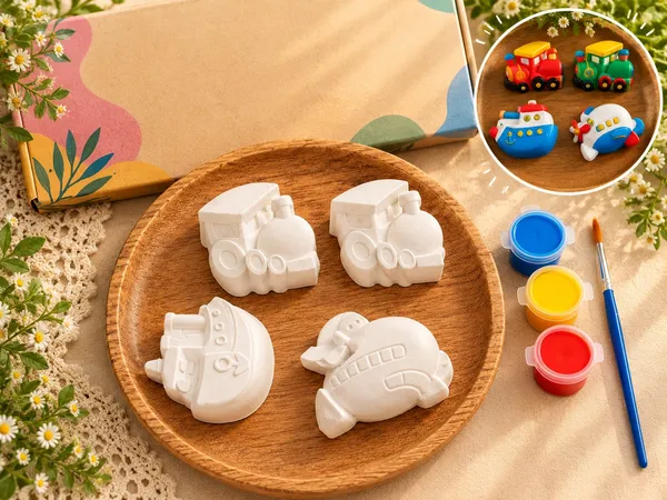 Vehicle_Shape_Plaster_Diy_Painting_Craft_Kit_For_Kids