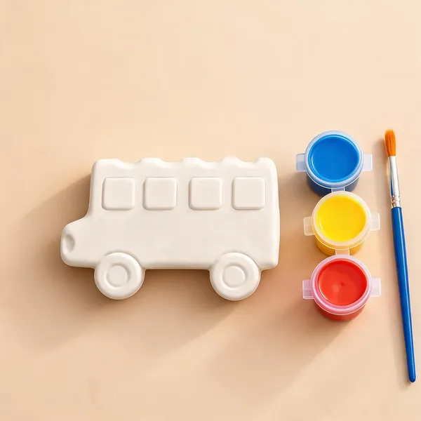 Bus_Shaped_Ceramic_Painting_Diy_Craft_Kit_For_Kids