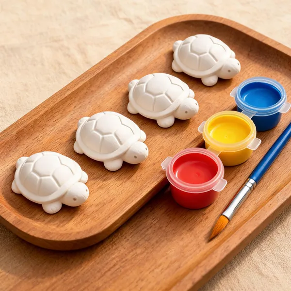 Turtle_Figurine_Ceramic_Painting_Diy_Craft_Kit_For_Kids