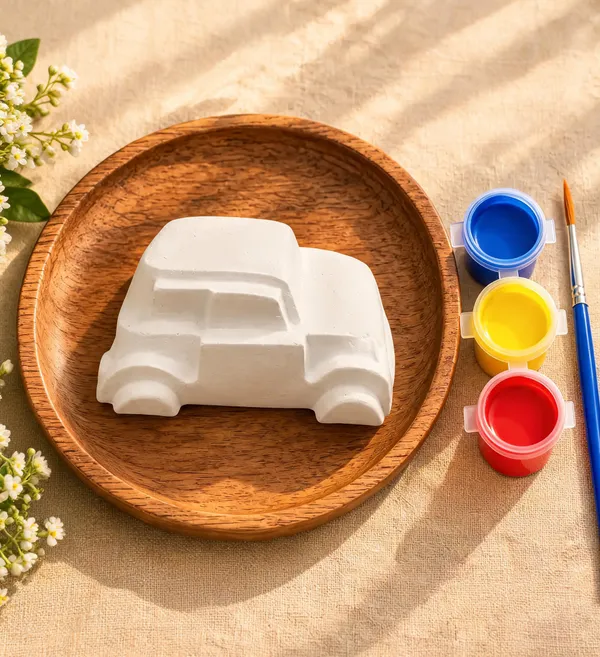 Car_Figurine_Ceramic_Painting_Diy_Craft_Kit_For_Kids