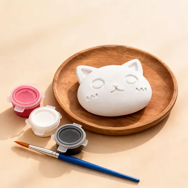 Cat_Shape_Plaster_Diy_Painting_Kit_For_Kids