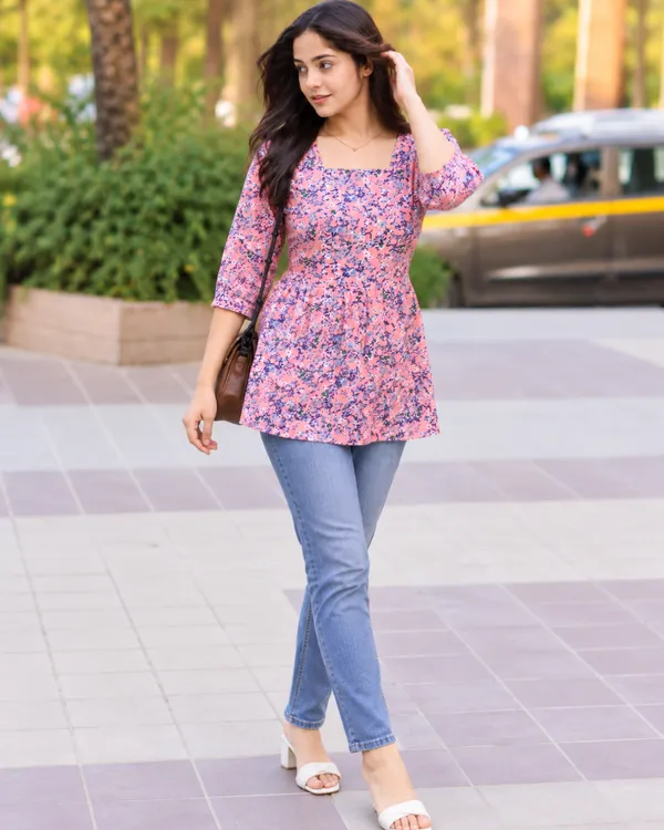 Rosalia_Ditsy_Peplum_Top