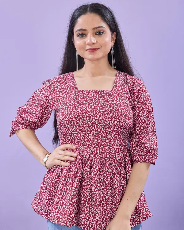 Scarlet_Ditsy_Peplum_Top