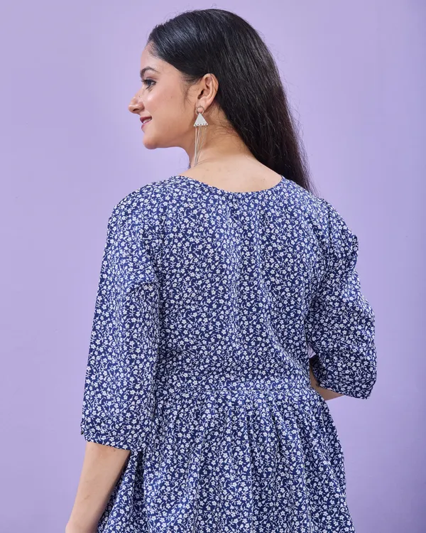 Indigo_Ditsy_Peplum_Top