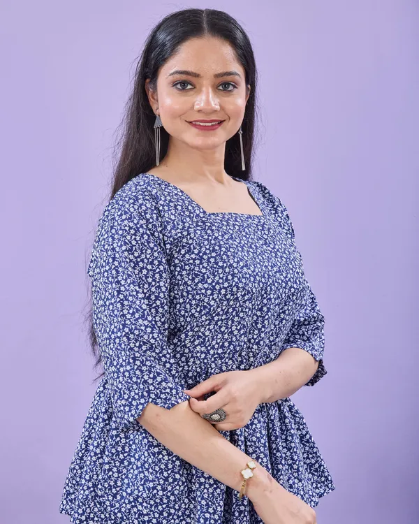 Indigo_Ditsy_Peplum_Top