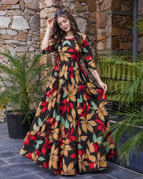 Tropicana_Foliage_Tiered_Gown