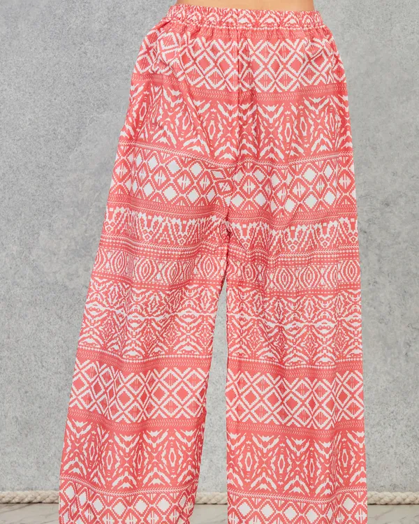 Coral_Lattice_Kaftan_Set