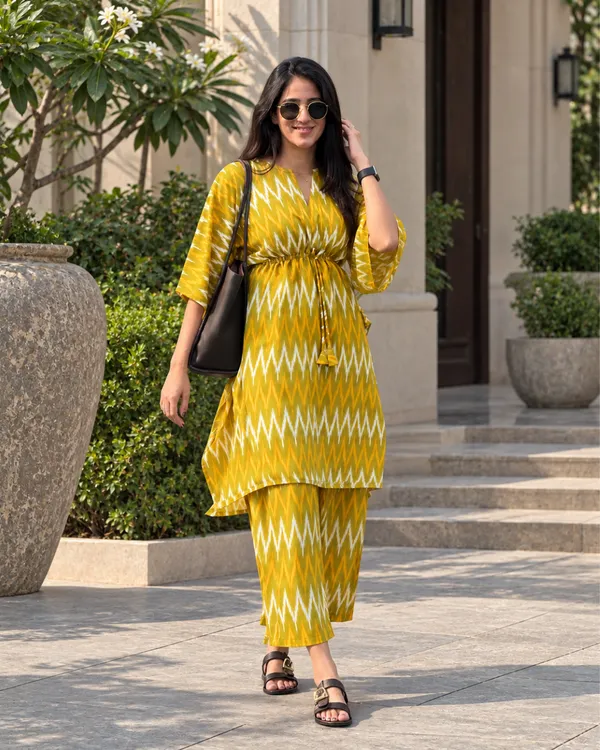 Solar_Chevron_Kaftan_Set