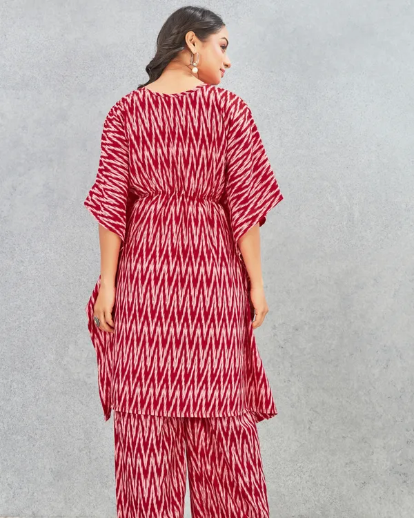 Crimson_Rhythm_Kaftan_Set