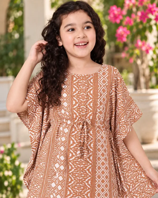 Latte_Mosaic_Kaftan_Palazzo_Set
