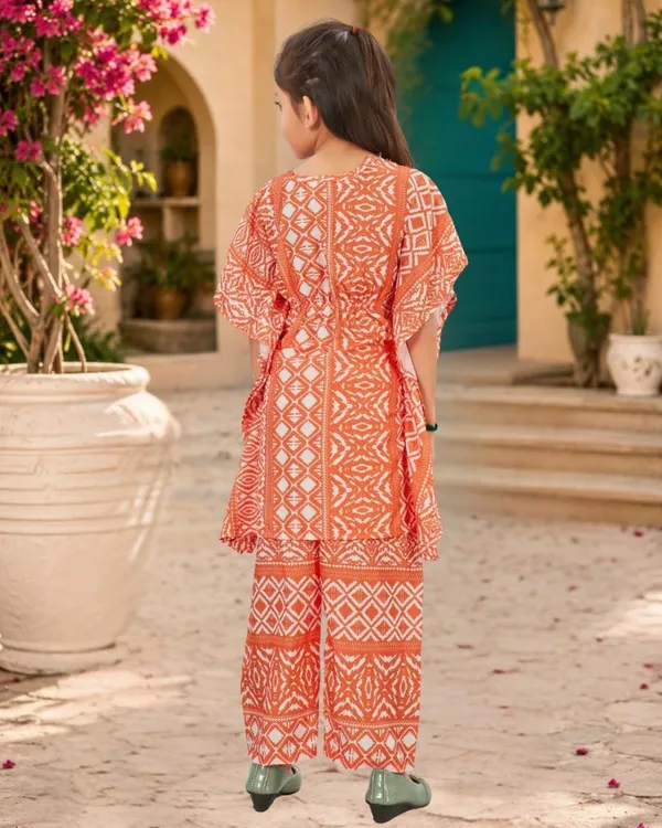 Tangerine_Batik_Kaftan_Palazzo_Set