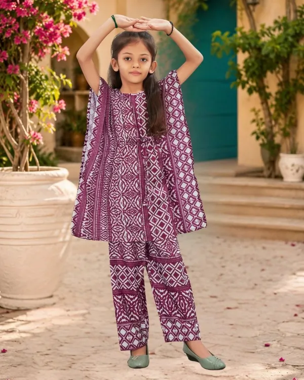 Plum_Rosette_Kaftan_Palazzo_Set