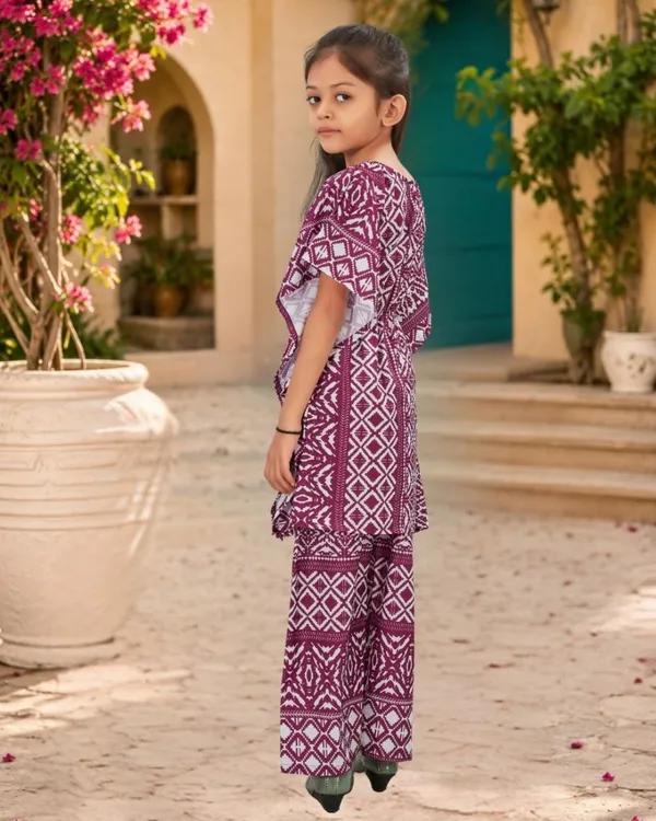 Plum_Rosette_Kaftan_Palazzo_Set