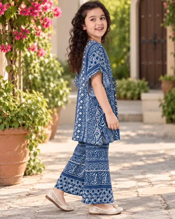 Indigo_Geo_Kaftan_Palazzo_Set