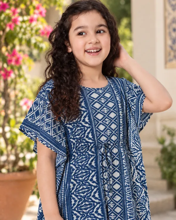 Indigo_Geo_Kaftan_Palazzo_Set