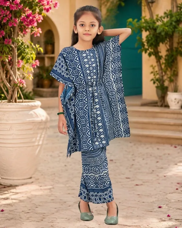 Indigo_Geo_Kaftan_Palazzo_Set