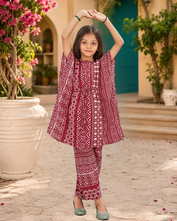 Ruby_Lattice_Kaftan_Palazzo_Set