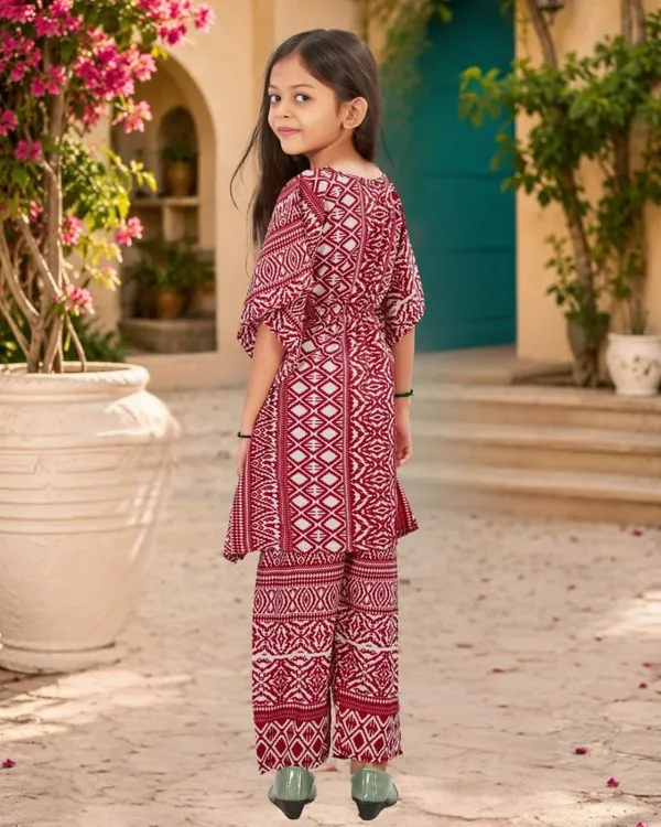 Ruby_Lattice_Kaftan_Palazzo_Set