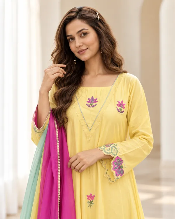 Pastel_Lemon_Yellow_Embroidered_Silk_Suit_With_Multi_Hue_Dupatta